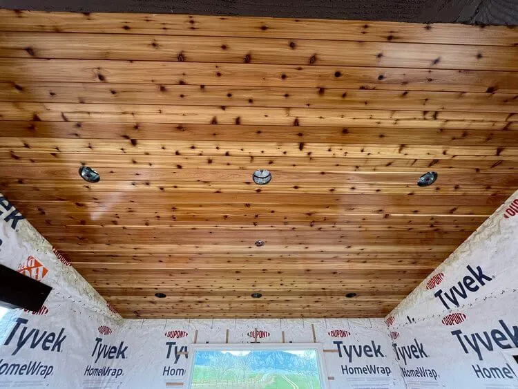 Staining and sealing