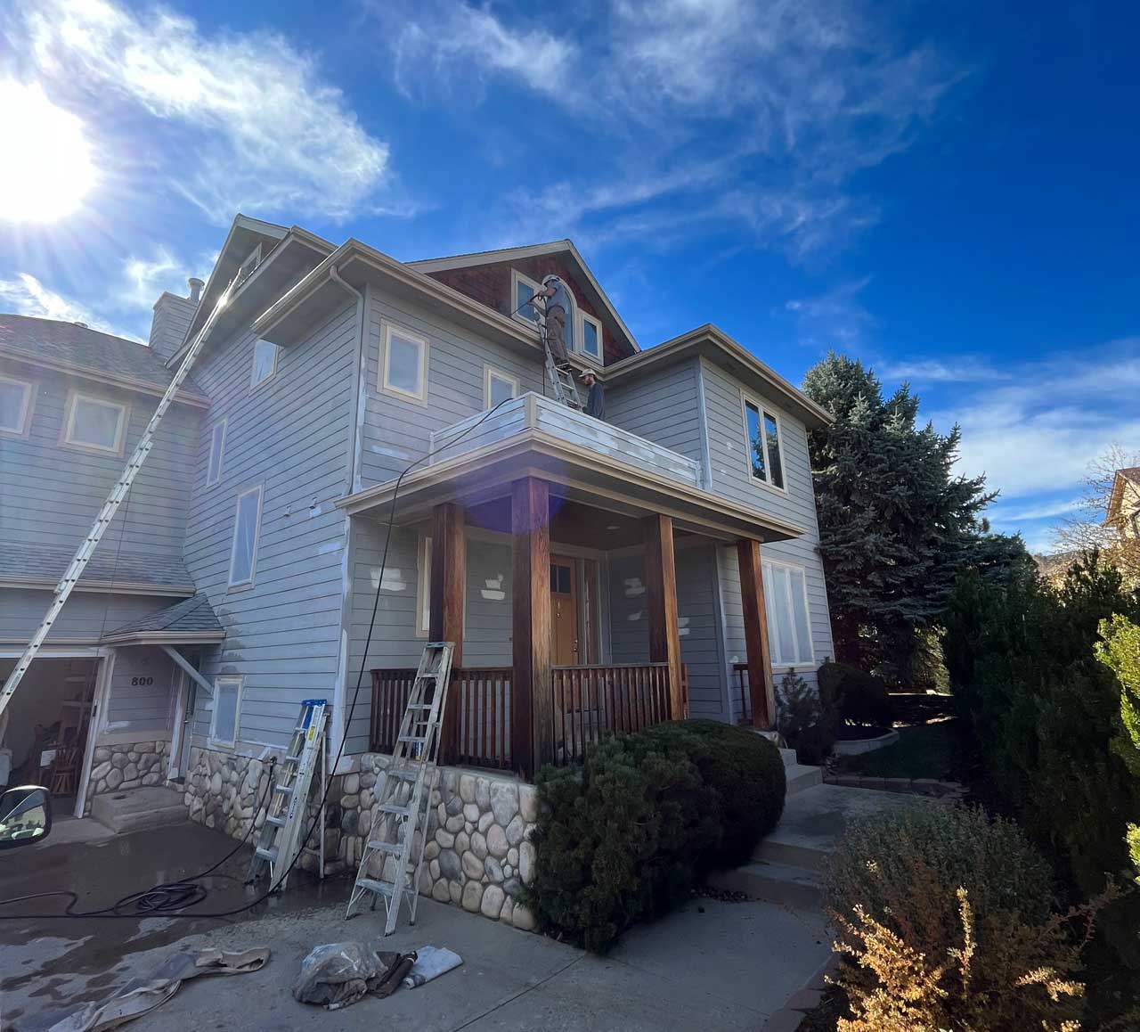Exterior painting services