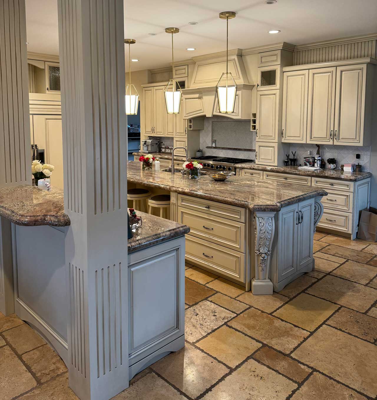 Kitchen cabinet finishing